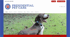 Desktop Screenshot of presidentialpetcare.com